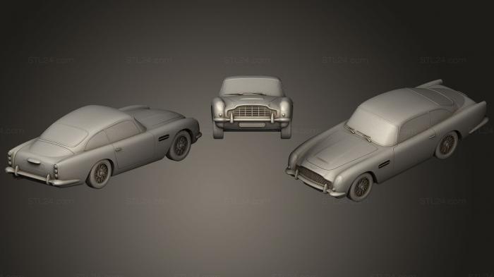 Автомобили и транспорт (Aston Martin DB5, CARS_0451) 3D модель для ЧПУ станка